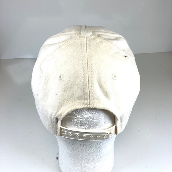 Vtg Universal Studios Florida White Snapback Hat Cap 1980s Miami Vice USA Made - Picture 4 of 9